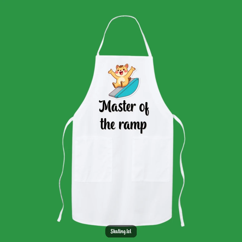 Funny Ramp Rider Animal Apron: Cook with Triumphant Flair