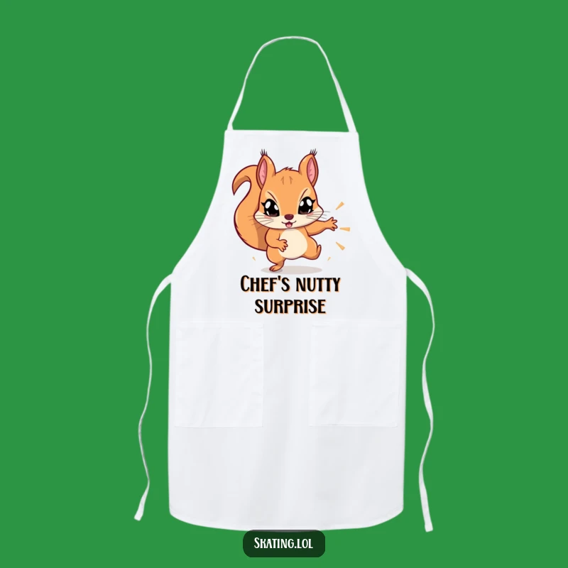 Funny Squirrel Chef Apron: Cook Up Some Daring Dishes!