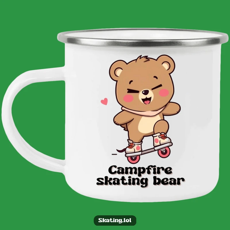 Funny Bear Campfire Mug: Cool Sips, Great Gift for Outdoors