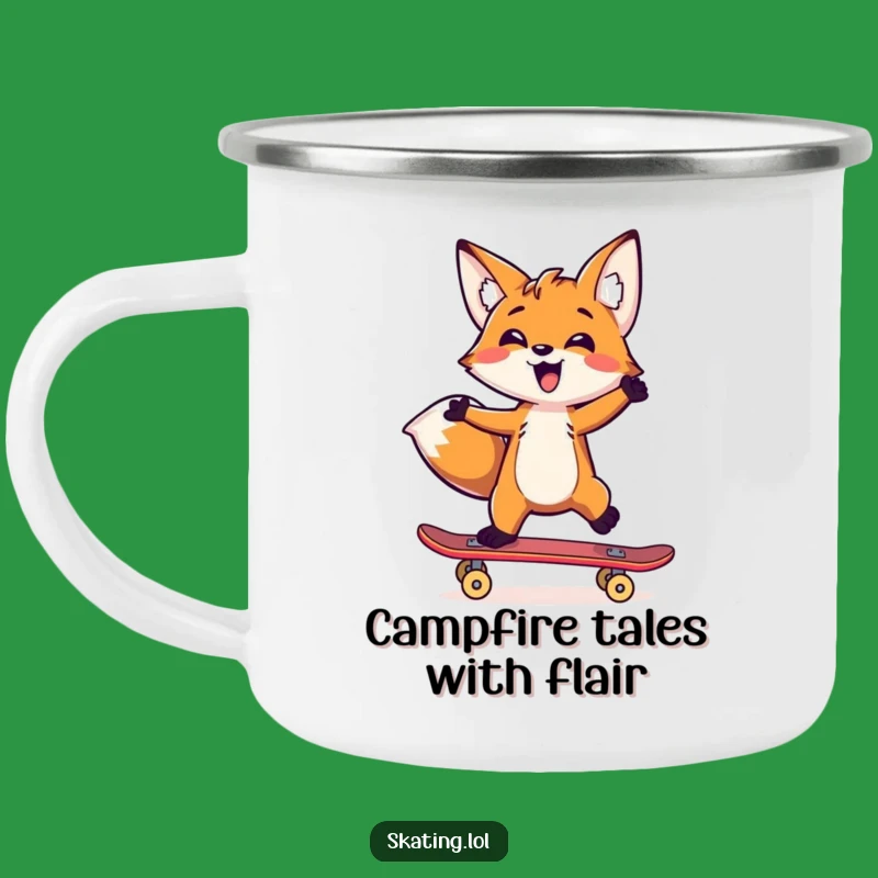 Funny Fox Trail Mug: Balancing Act Humor, Great Funny Gift