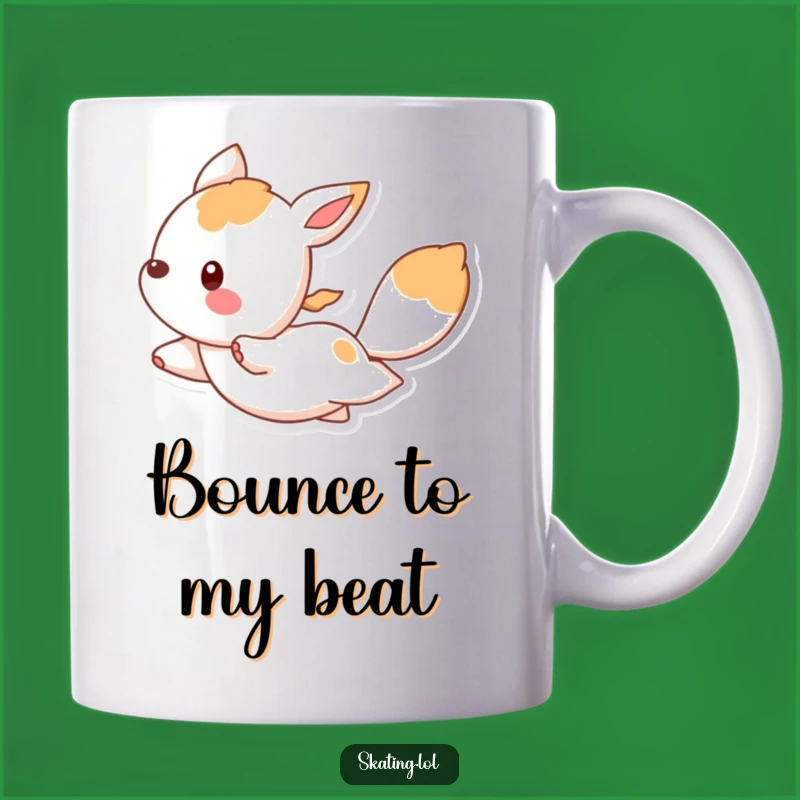 Funny Graceful Gliding Animal Mug: Hilarious Moves for Your Morning Brew.