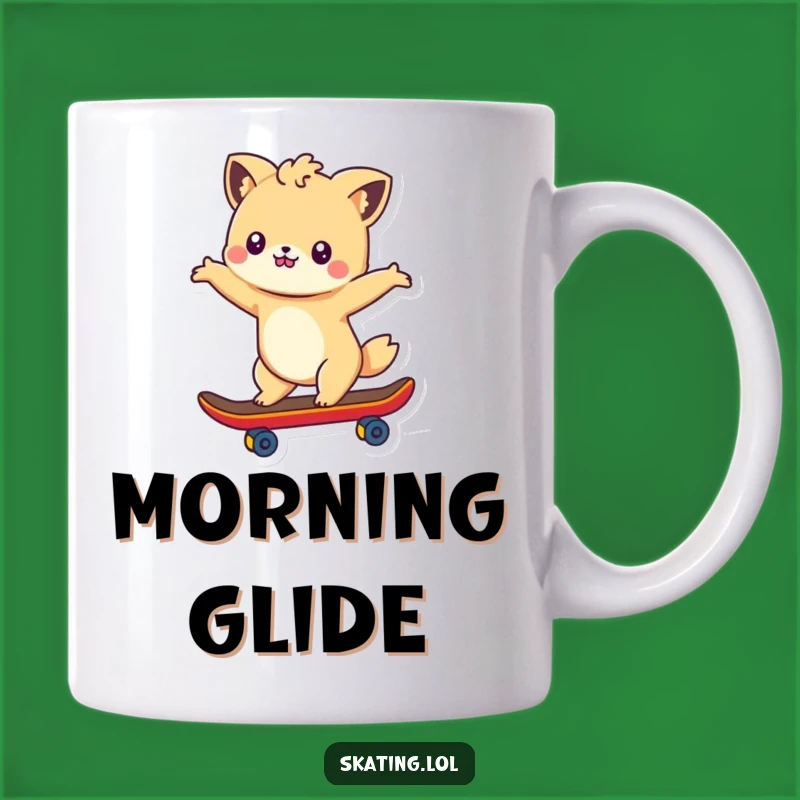 Funny Cute Animal Skateboarder Mug - Rad Gift for Cool Dudes & Dudettes