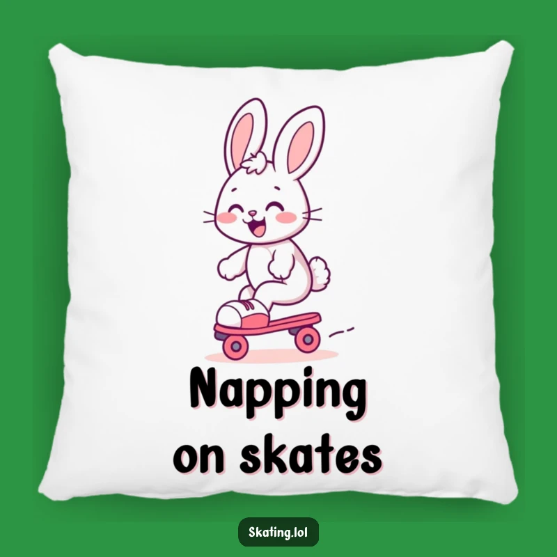 Funny Bunny Roller Pillow: Cozy Comfort with Joyful Vibes, Gift Idea