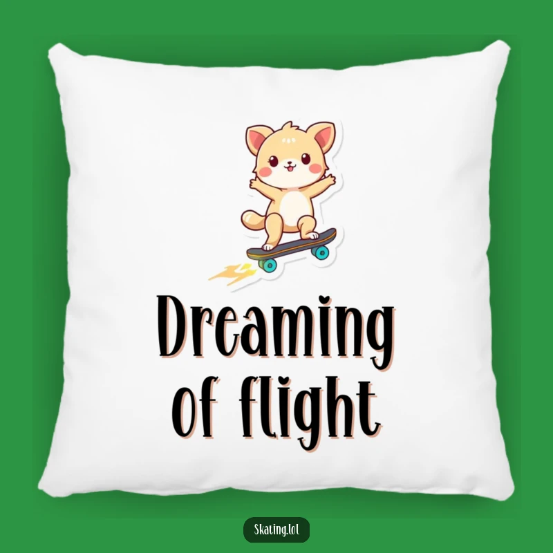 Funny Glowing Skateboard Animal Pillow: Cozy Up with This Hilarious Decorative Accent