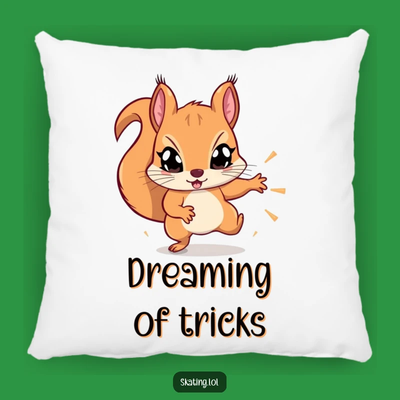 Funny Squirrel Trick Pillow: Cozy Comfort For The Energetic!