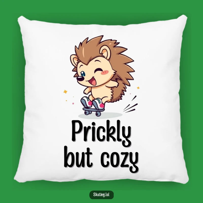 Funny Hedgehog Pillow: Snuggle Up with Clumsy Cheer and This Adorable Skating Cushion