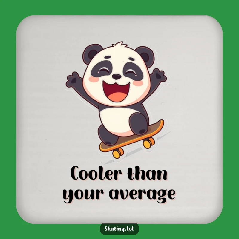 Funny Panda Coaster: Protect Surfaces in Style, Adorable Funny Gift