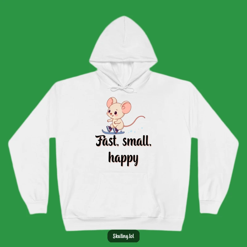 Funny Mouse Hoodie: Stay Cozy While Zipping with This Giggling Winter Gift