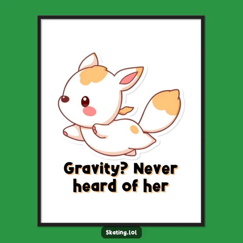 Free Printable Wall Art: Gliding Animal Whimsy Funny Decor