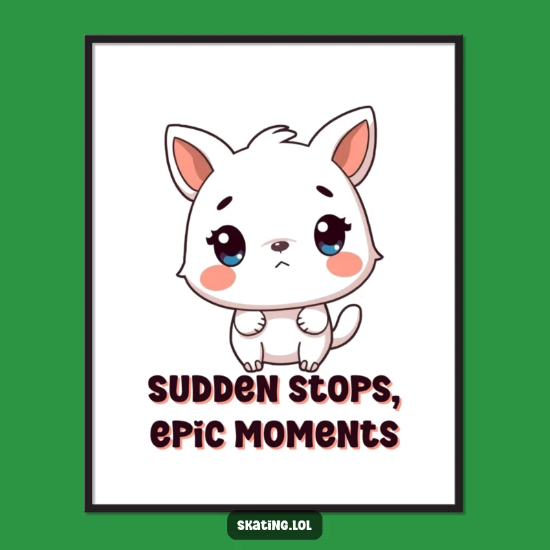 Funny Free Printable Wall Art: Surprised Stop Animal, Downloadable Shock Decor!