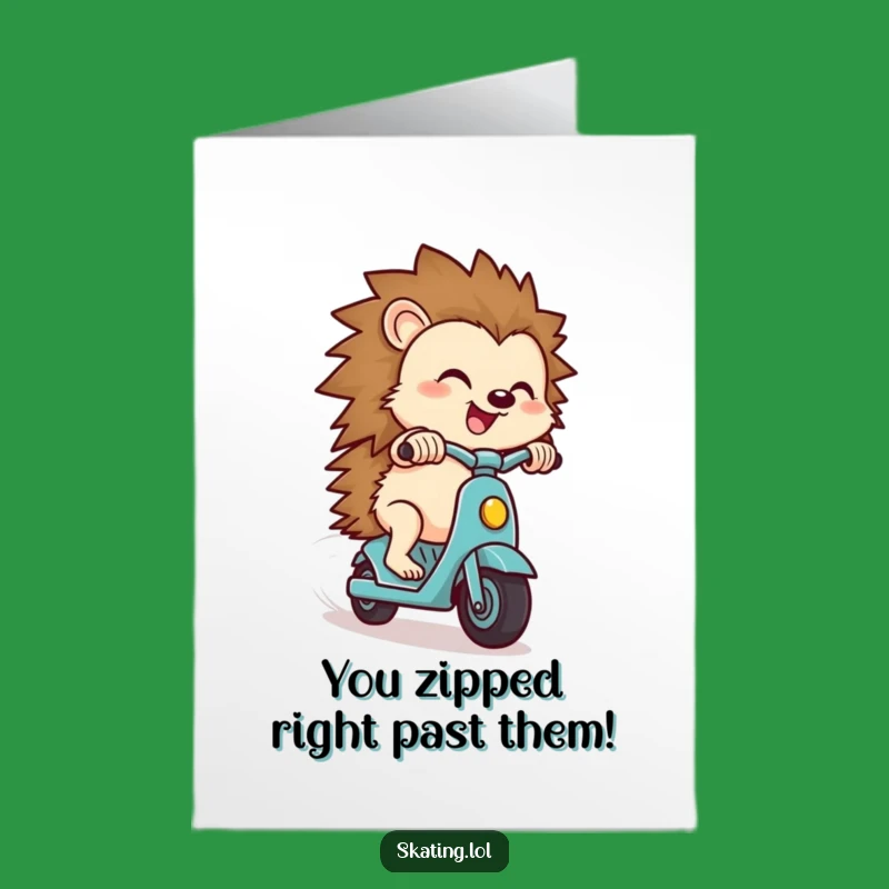 Free Printable Hedgehog Congrats Card: Thrilling Downloadable Gift for Achievers!