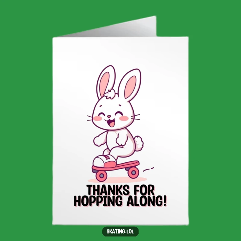 Free Printable Bunny Thank You Card: Fun Downloadable Gift for Expressing Thanks!