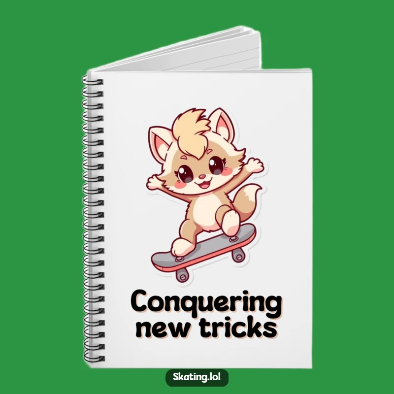 Funny Kickflip Character Notebook: Creative Funny Gift for Jotting Down Ideas