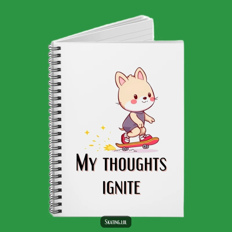 Funny Spark Trail Notebook - Hilarious Animal Journal for Energetic Notes