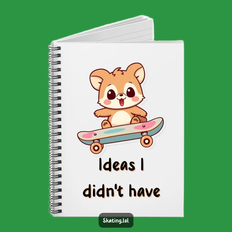Funny Surprised Skater Animal Notebook: Jot Down Surprises with Humor