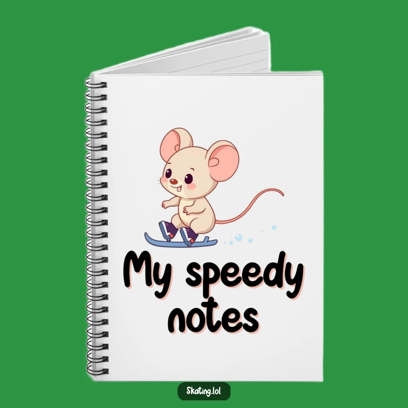 Funny Mouse Notebook: Jot Down Ideas with Speed and This Hilarious Skating Journal