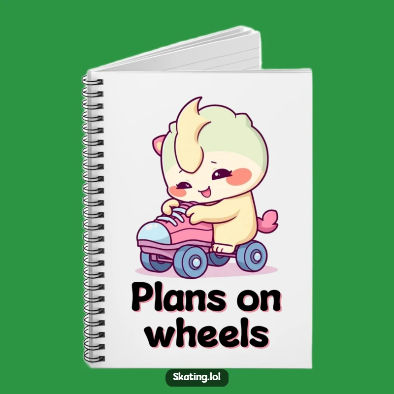 Funny Curious Skater Notebook: Journal Your Passions, Hilarious Funny Gift!