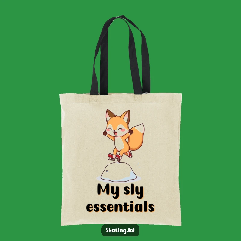 Funny Fox Tote Bag: Carry Your Gear with Cheer and This Hilarious Skating Accessory