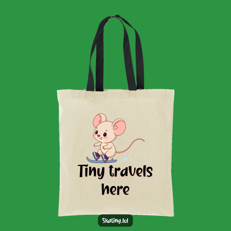 Funny Mouse Tote Bag: Carry Your Gear with Speed and This Hilarious Skating Accessory