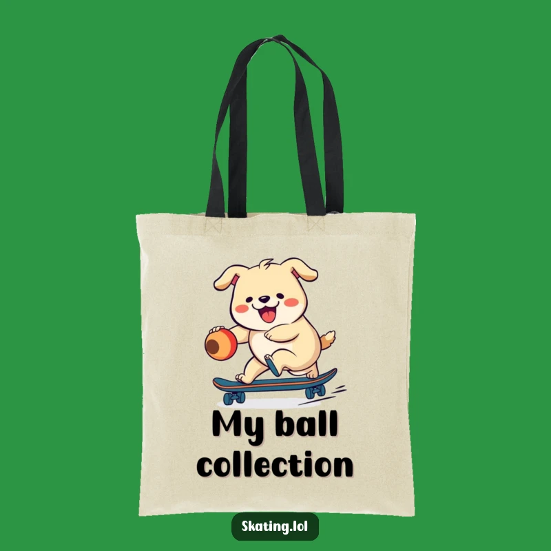 Funny Dog Skateboard Tote Bag: Carry Your Dog Lover Style, Gift